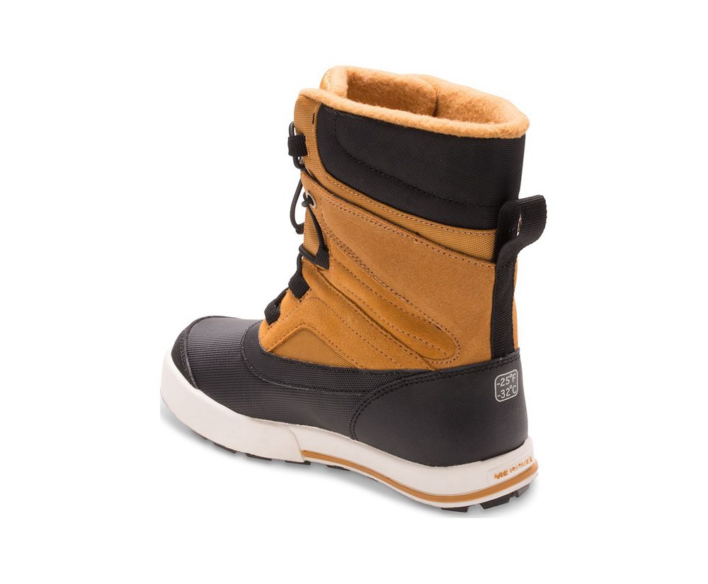 Merrell Boots Brown/Black - Snow Bank 2.0 - Kids 95DEXTJSY